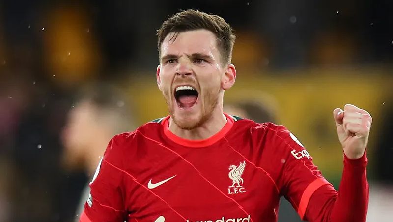 Andrew Robertson trong màu áo Liverpool