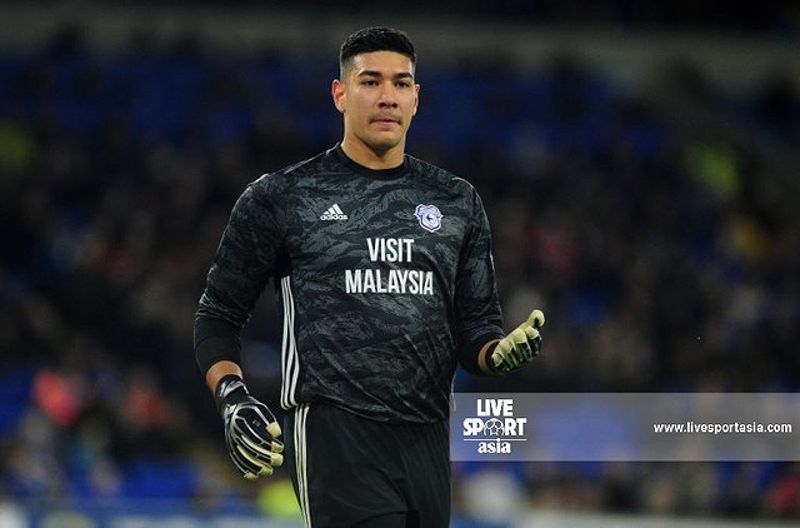 Neil Etheridge trong màu áo Cardiff City