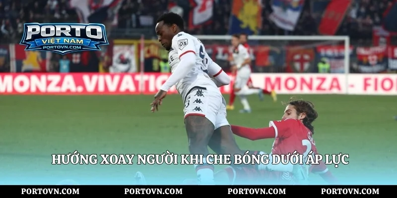 Hướng xoay người khi che bóng dưới áp lực